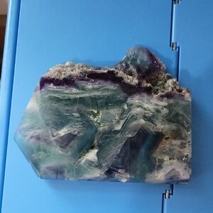 Flourite Crystal Polished Slab